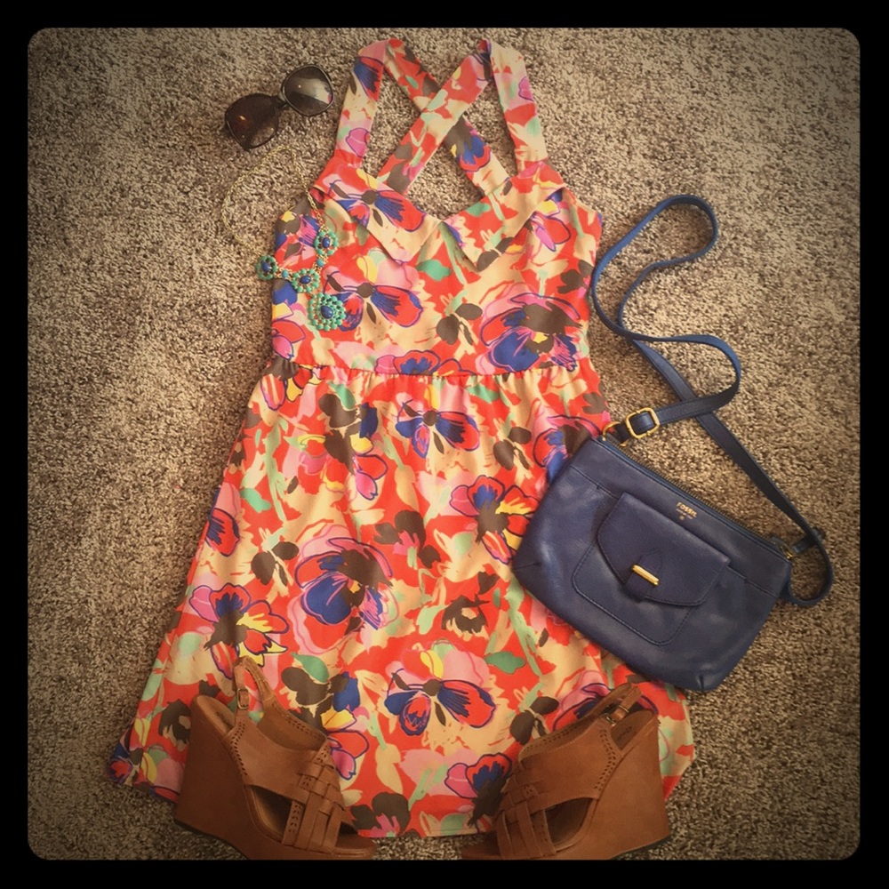 Floral print Boutique dress.